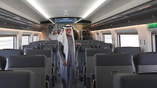 His Excellency Sheikh Nahyan Bin Mubarak Boards New Etihad Rail