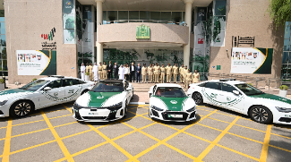 Dubai Police Adds 100 New Audi Cars To Its Fleet