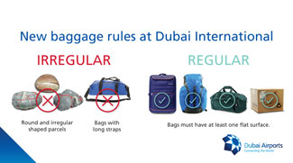 Dubai Airports new rule: Bags must have one flat surface