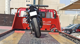 Motorcylist Fined For Reckless Driving In Dubai