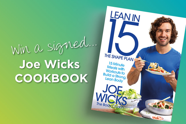 Win a signed Joe Wicks Cookbook