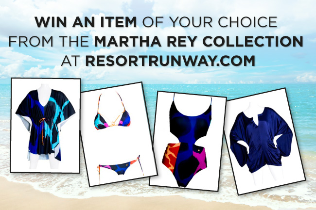 Win an item of your choice from The Martha Rey Collection at ResortRunway.com