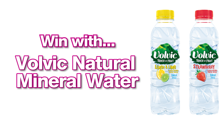Win With Volvic Natural Mineral Water