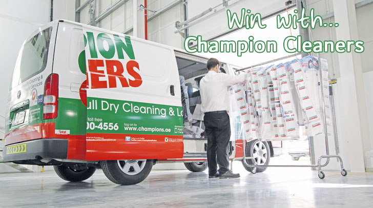 Win with Champion Cleaners