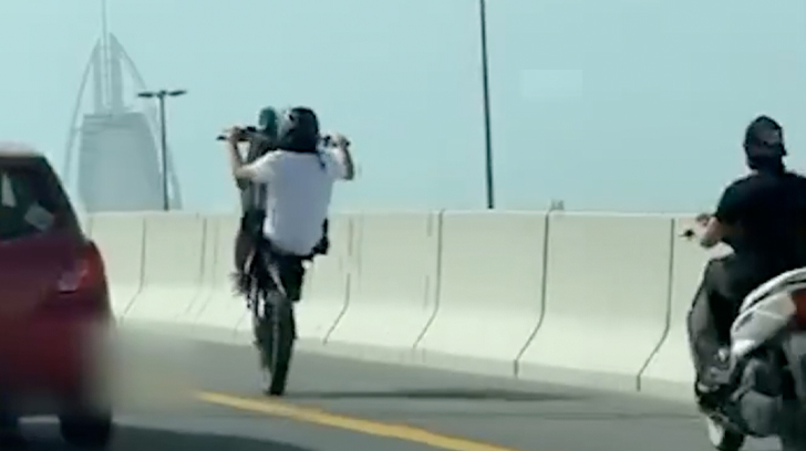 Dubai Police Crack Down On Reckless Motorcycle Riders
