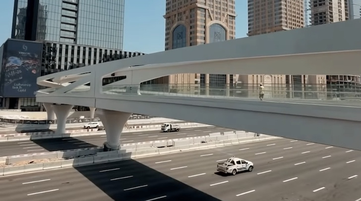 New Pedestrian And Cycling Bridge Opens Over Sheikh Zayed Road