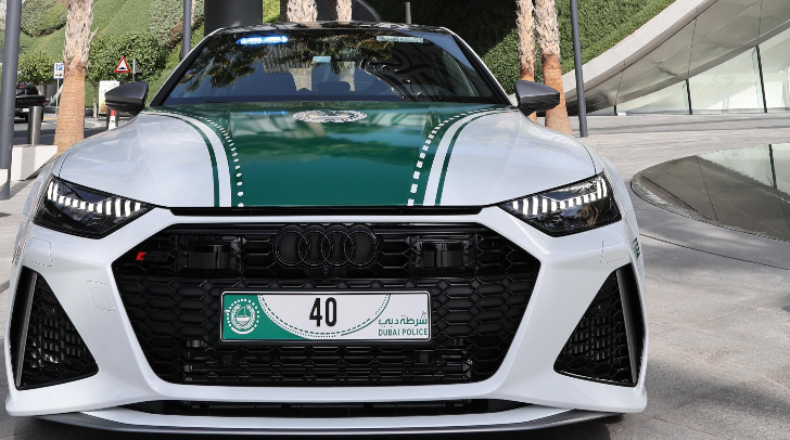 Dubai Police Adds Audi RS7 To Luxury Patrol Fleet