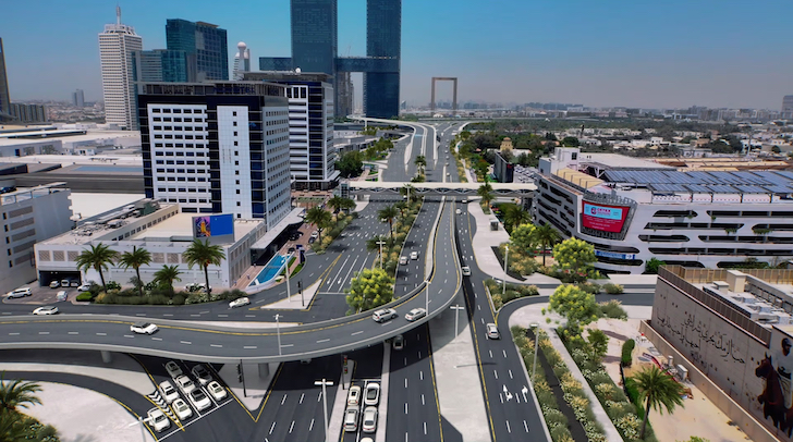 New 500-Metre Bridge At Dubai World Trade Centre Opens
