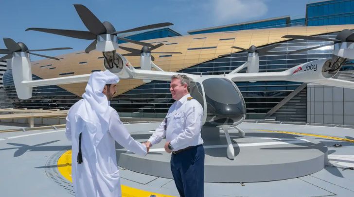 His Highness Sheikh Hamdan Reviews Dubai's Air Taxi Station