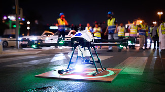 Dubai Tests Drones To Clean Traffic Signals