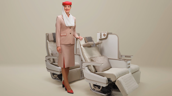 Emirates Unveils World-First Electric Premium Economy Seat With Privacy Screen