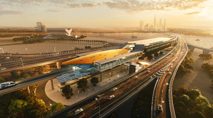 Dubai Metro Blue Line's Foundation Stone Laid