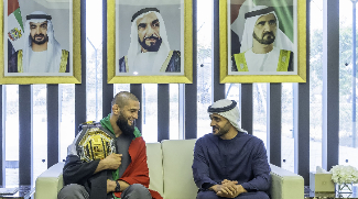 UFC World Champion Khamzat Chimaev Welcomed In The UAE