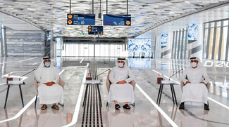 Sheikh Hamdan Bin Mohammed Chairs Executive Council Meeting At Expo Metro Station