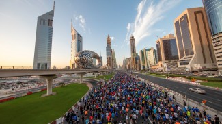 Run With Sheikh Hamdan On Sheikh Zayed Road