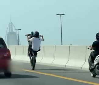 Dubai Police Crack Down On Reckless Motorcycle Riders