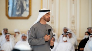 His Highness Sheikh Mohamed Meets Top Students