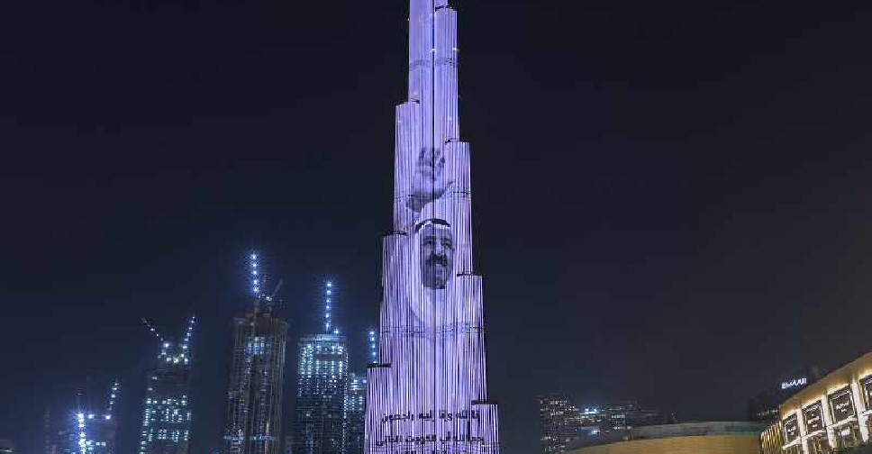 Burj Khalifa Lights Up In Honour Of The Late Kuwait Emir