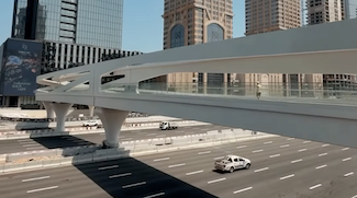 New Pedestrian And Cycling Bridge Opens Over Sheikh Zayed Road