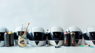 Talabat Rider's Helmets To Be Used As An Art Canvas