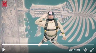 WATCH: This video of Dubai Police skydiving looks like something straight out of a James Bond movie!