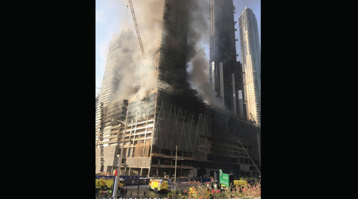 downtown dubai fire