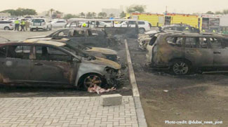 Fire At Dubai Outlet Mall