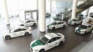 100 Audi A6 Cars Added To Dubai Police Fleet