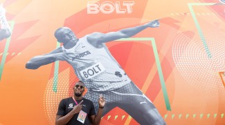 Usain Bolt At The Expo 2020 Run