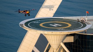 WATCH: Bullseye Landing In Dubai