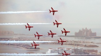 Red Arrows Show To Celebrate Expo Opening
