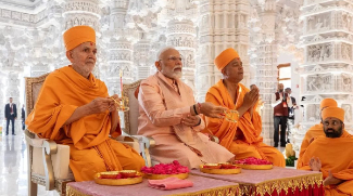 Indian PM Narendra Modi Inaugurates BAPS Hindu Temple