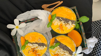 Recipe: Mango Chia Seeds Pudding From @fussfree