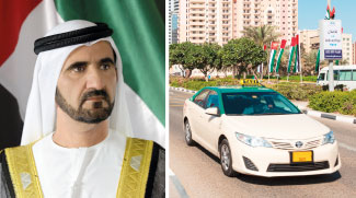 Sheikh Mohammed has ordered Dhs 33m bonus for Dubai taxi plate owners