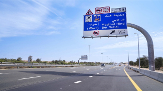 RTA Implements Traffic Enhancements On Dubai-Al Ain Road