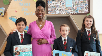 Best-Selling Author Baroness Floella Benjamin Visits Royal Grammar School Guildford Dubai