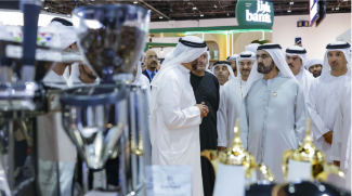 His Highness Sheikh Mohammed Visits World Of Coffee Exhibition