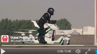 WATCH: The future is now as Dubai Police unveils flying bike