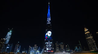 WATCH: The Phantom Of The Opera Lights Up The Burj Khalifa