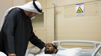 UAE President Visits Those Injured In Recent Attacks