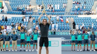 Stefanos Tsitsipas Wins The Title At The Mubadala World Tennis Championship