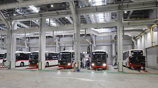 New Bus Depot Completed In Al Quoz