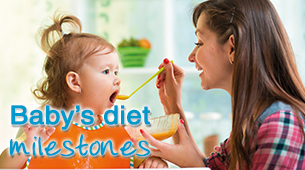 Baby’s diet milestones