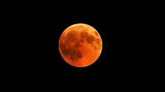 Rare Blood Moon Visible Today!