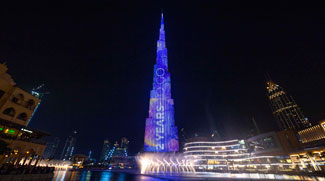 Burj Khalifa Celebrates Two Years To Go To Expo