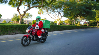 You Can Now Get Your Food Delivered Across Dubai By Santa Claus