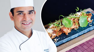 Cooking with Chef Amrish Sood