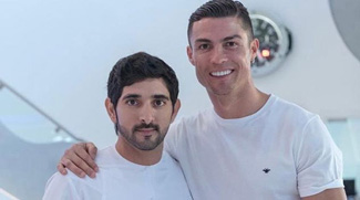 Sheikh Hamdan And Ronaldo Meet