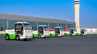 Self-Driving Baggage Tractors Deployed At DWC