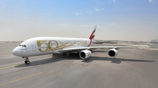 A380 Embossed 50th Anniversary Livery To Fly To Bahrain